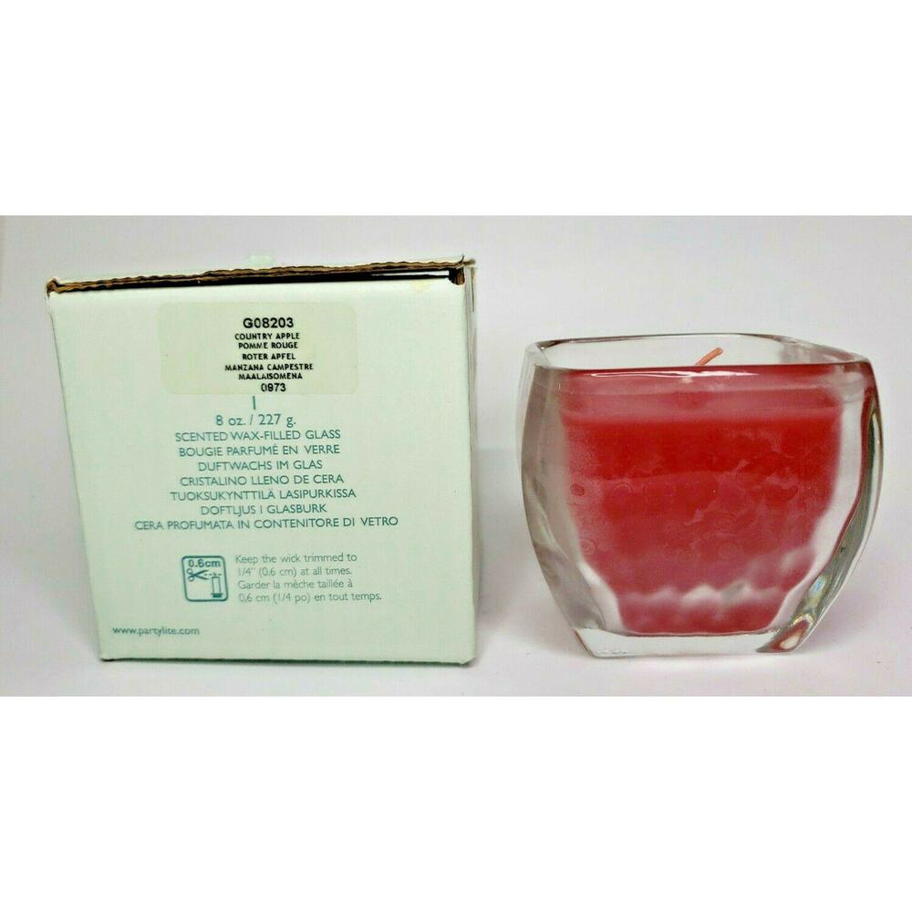 PartyLite Jar Candle 7 oz New in Box HTF Country Apple P4H/G08203
